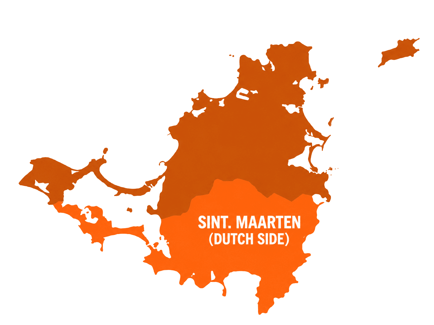 Map of St. Maarten