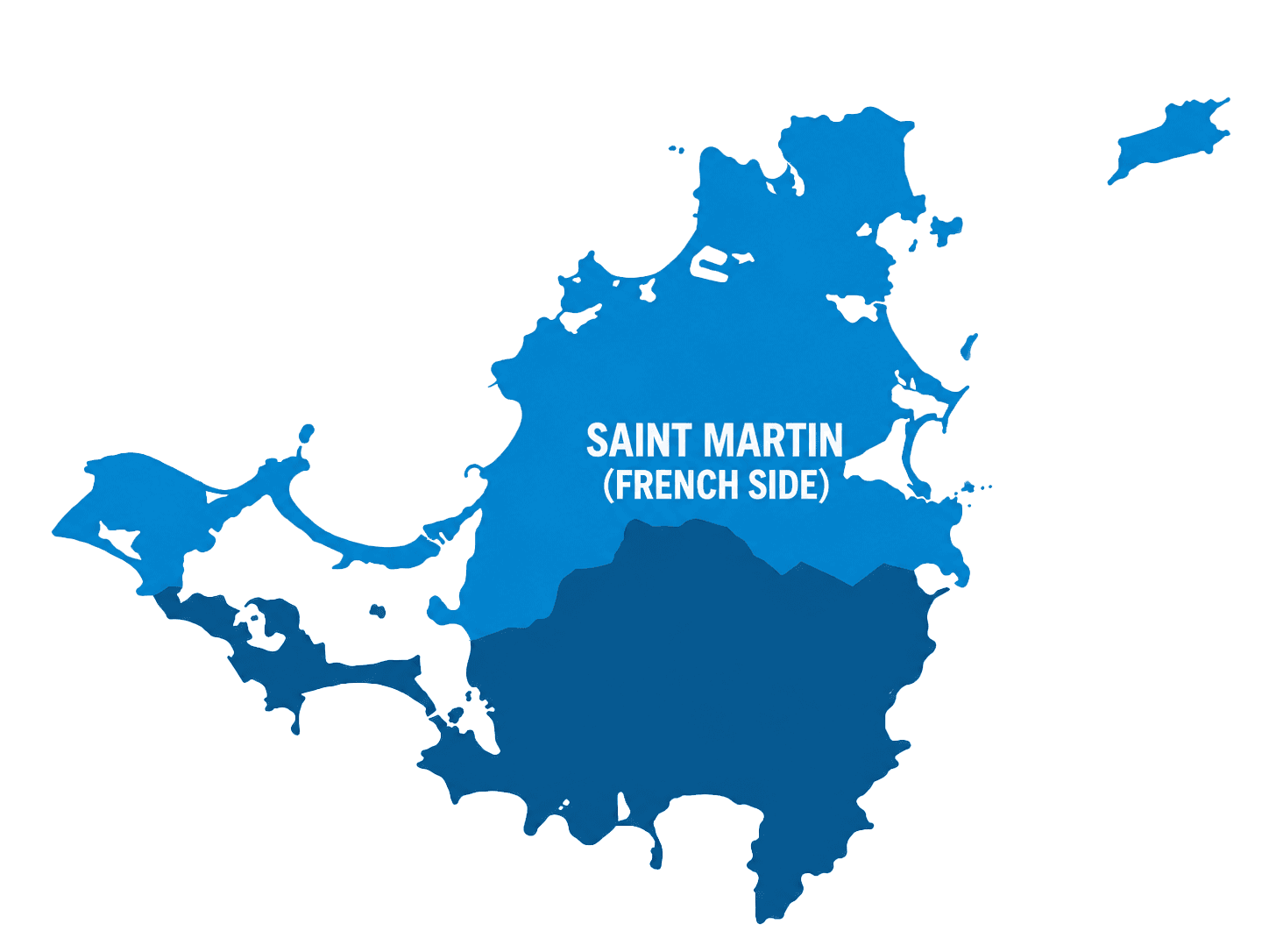 Map of St. Martin