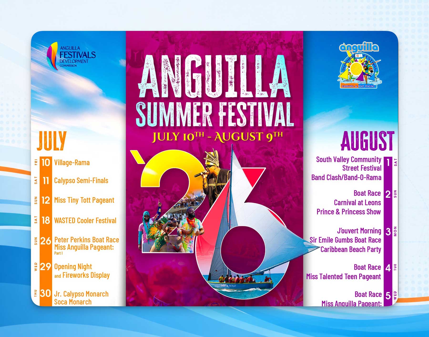 Anguilla Summer Festival 2026: Two Weeks of Carnival, Boat Races & Beach Parties