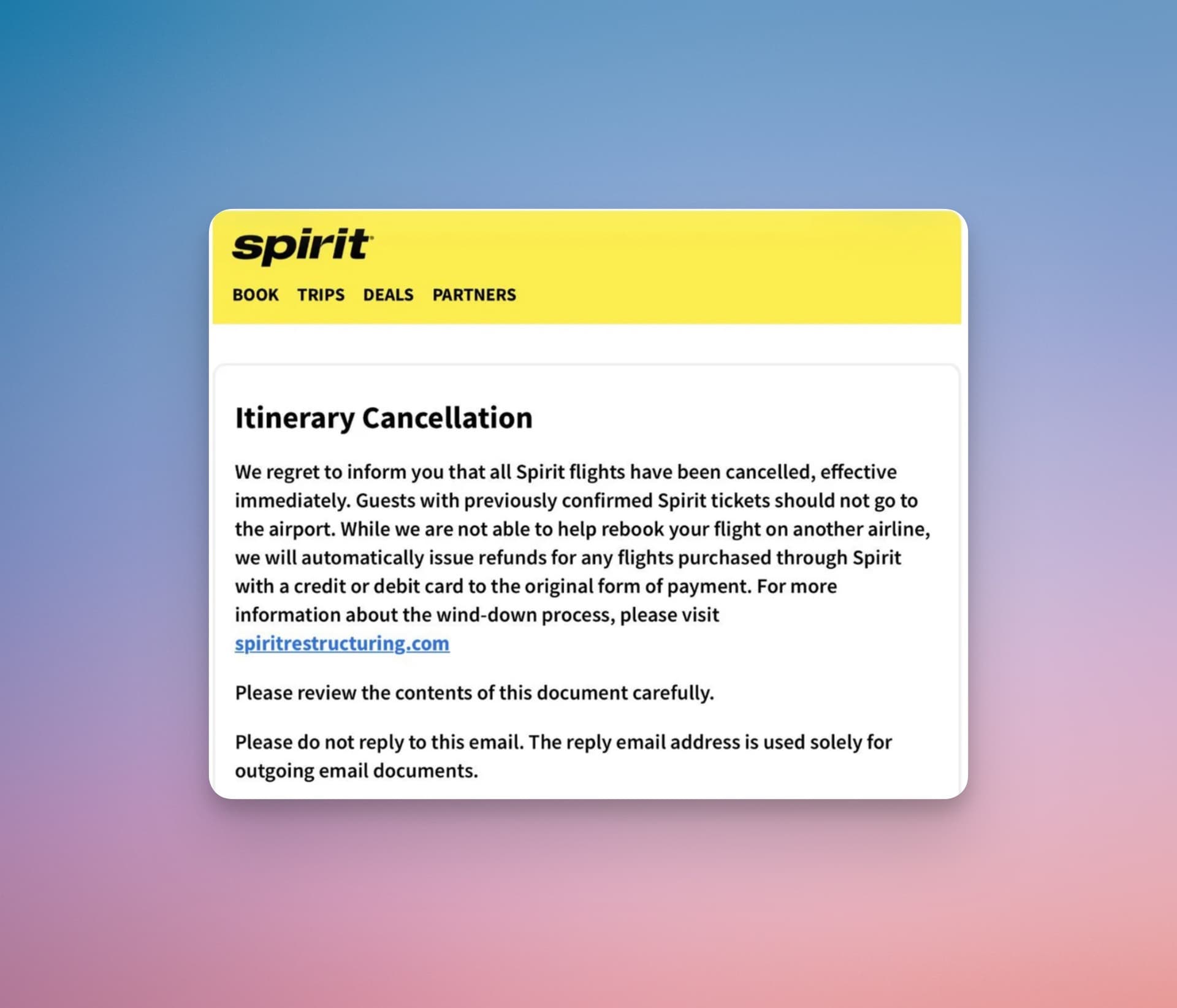 Spirit Airlines Has Ceased Operations – What Travellers Need to Know